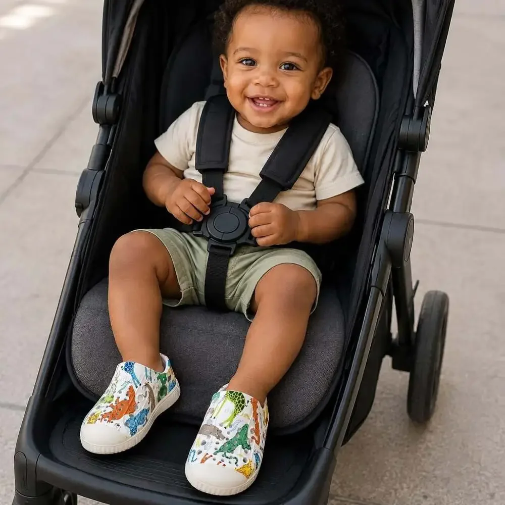 Native Kids Jefferson Sugarlite Print Shoes Candy Safari Friends
